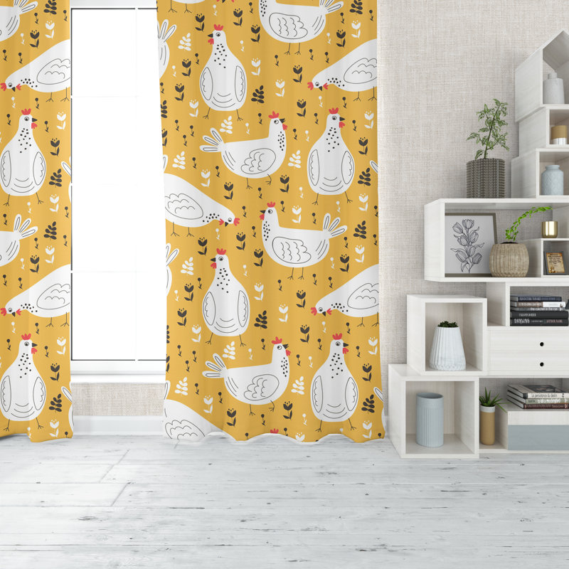 Jonie Room Darkening Curtain, 40" W x 52" L