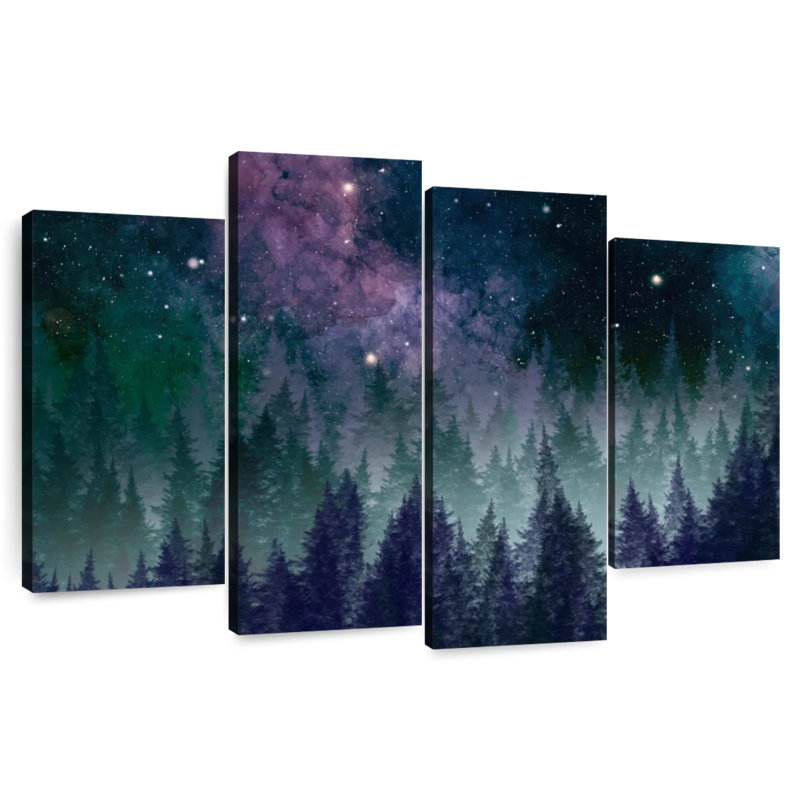 Forêt de galaxies d'Alvord, H 14 po x l 24 po