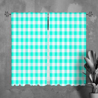 Paire de rideaux obscurcissant en polyester Tanajah