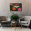 Toile épique Graffiti «Tiger Swallowtail On Zinnias» par Jim Brune, 40 po x 26 po-117052247