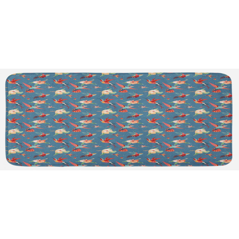 Tapis de cuisine tropical