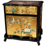 Camille Solid Wood End Table with Storage