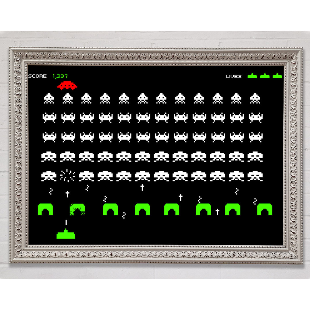 Space Invaders - Drucken