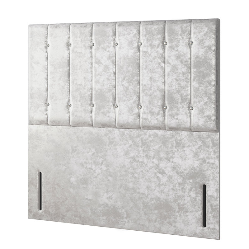 Rothbury Upholstered Headboard, Double (4'6), Silver