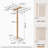 KES Towel Stand With Marble Base