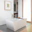 Cube 60'' L Freestanding Soaking Bathtub-474691471-474691184