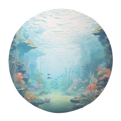 Ocean Depths Adventure Braided Rug