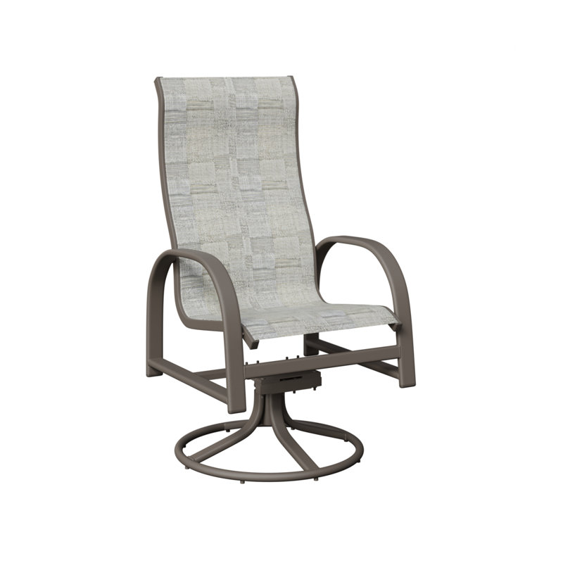 Chaise berçante berçante en aluminium graphite Berlin, Solido Luxe, Graphite