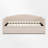 Upholstered Daybed With Trundle – Slat Support-2037907201