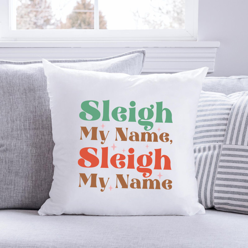 Coussin en polyester ChristmasFunny-04, 20 po x 20 po