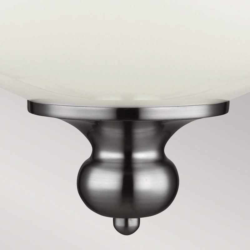 Tolliver 1 - Light Sphere Pendant, Large, Polished Nickel