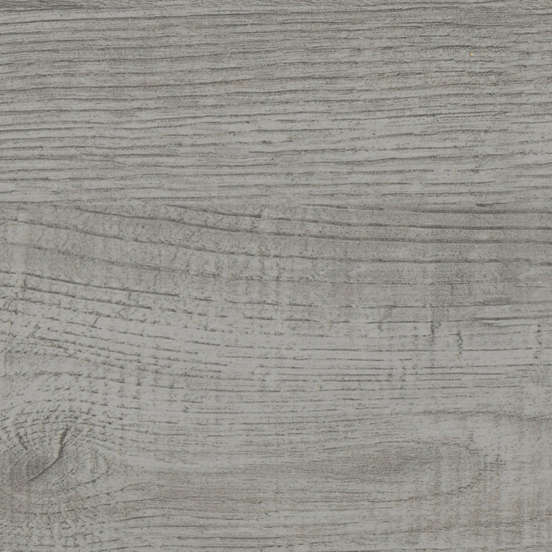 Table d'appoint en métal, stratifié, Gris clair, Noir
