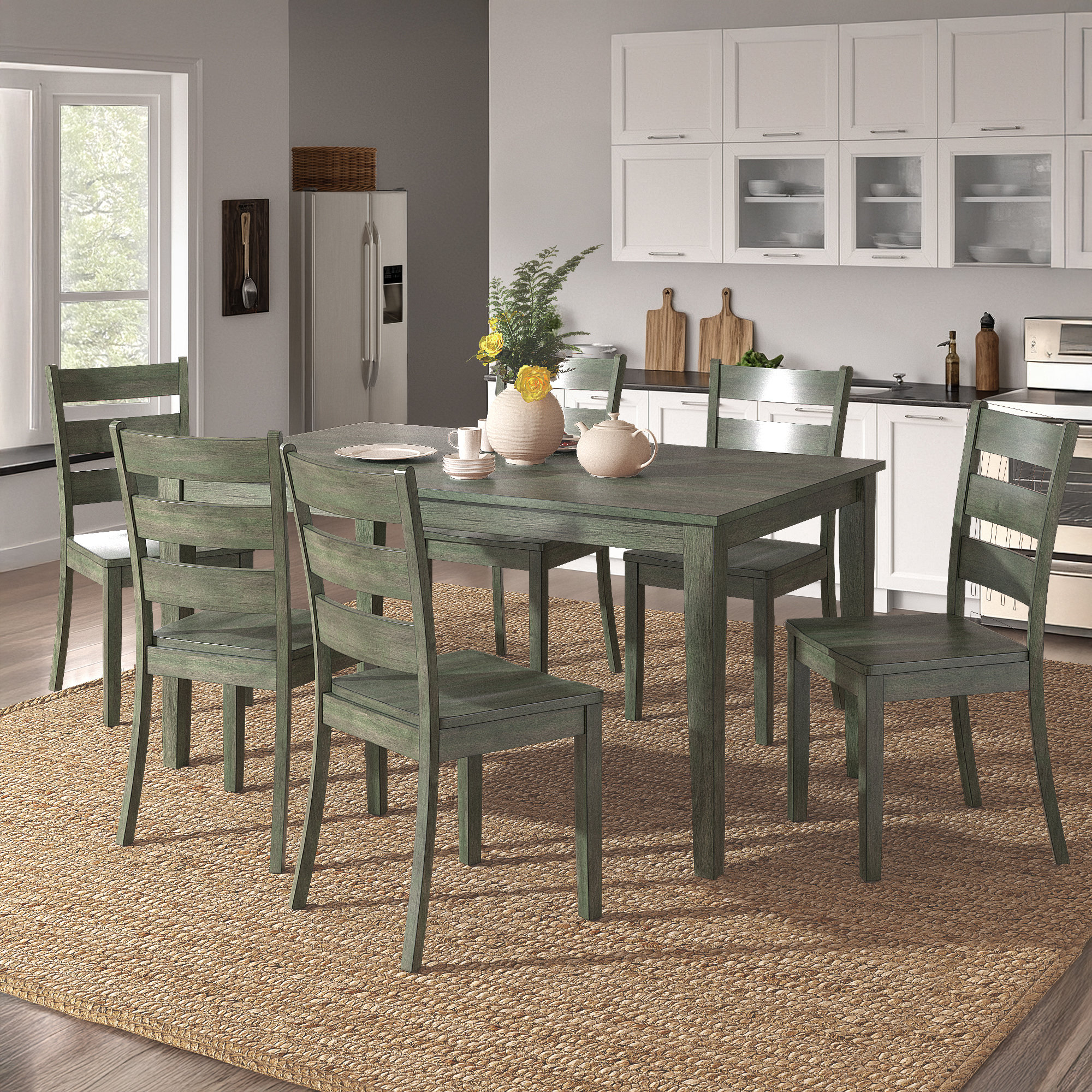 Alexa-Mae Dining Set: Antique Sage