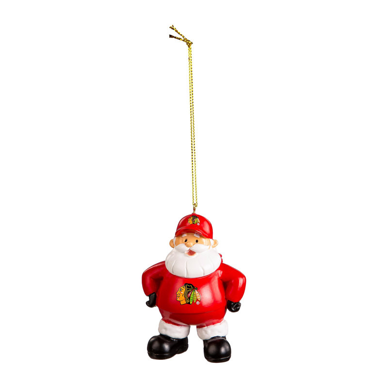 Ornement de l'entraîneur du Père Noël, Blackhawks de Chicago