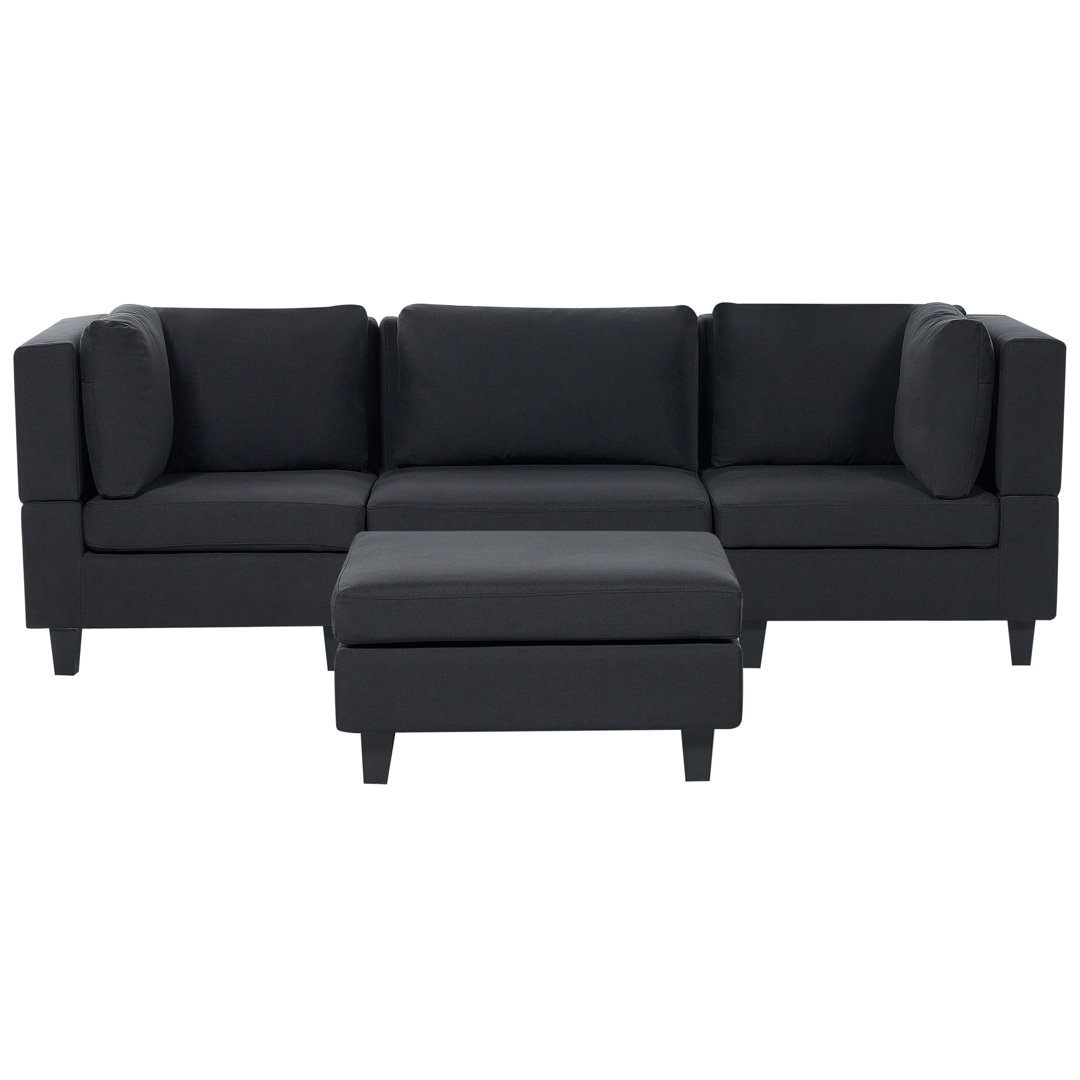 3-Sitzer Sofa Unstad mit Hocker