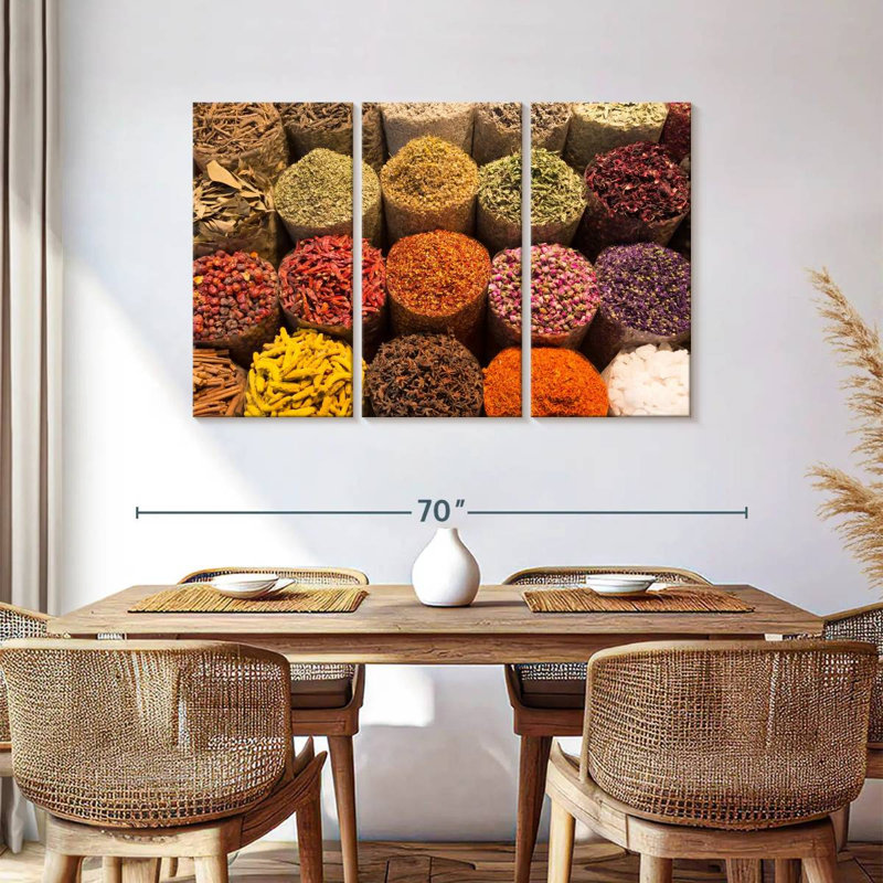 Yarlin Spice Baskets, 36" H x 57" W