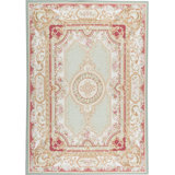 Aubusson Renaissance Wool Oriental Area Rug