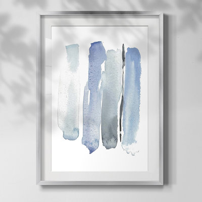 Blue Streak I -Framed