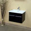 Ensemble de meuble-lavabo mural simple 25 po Loews