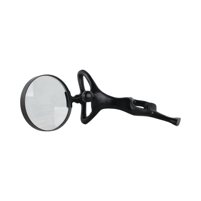 9" Adams Magnifying Glass, Black
