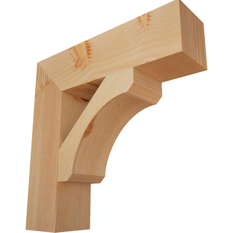 Support en bois rustique Legacy Block, Sapin de Douglas, Lisse, H 16 po x l 3,5 po x P 16 po
