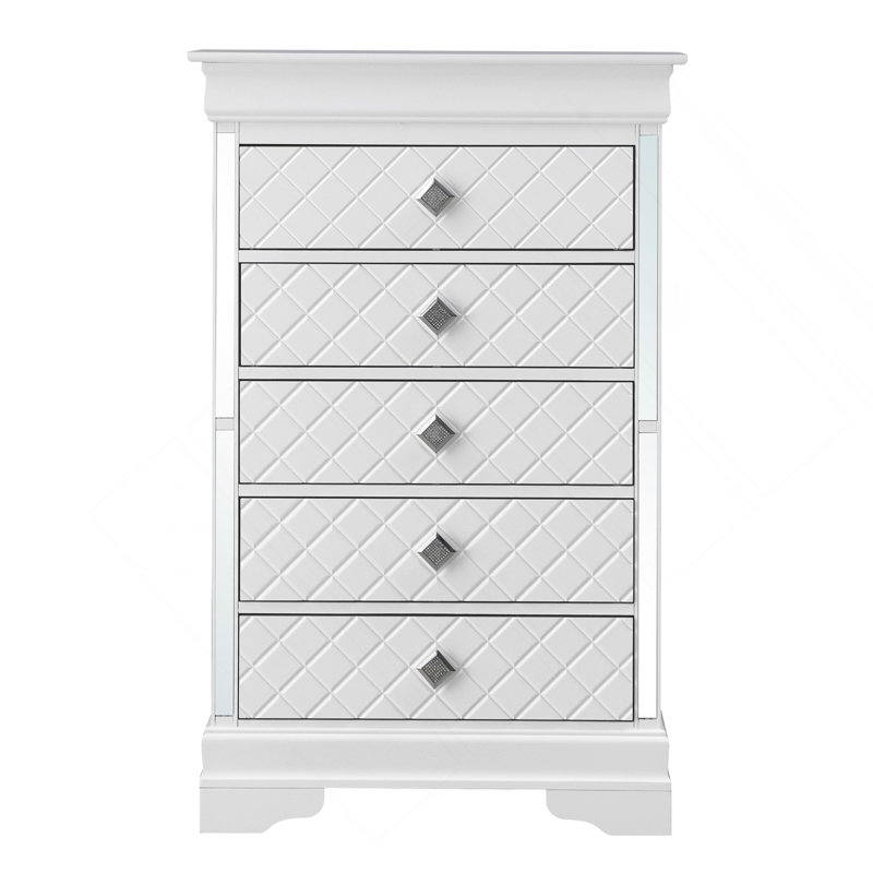 Coffre Verona G6735-CH, Blanc