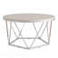 Table basse ronde en fausse pierre