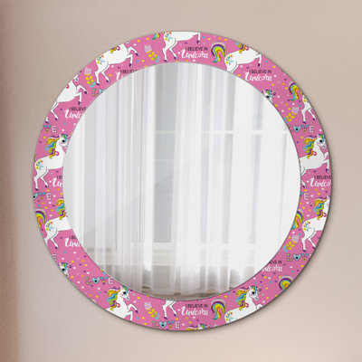 Huldar Glass Flat Wall Mirror