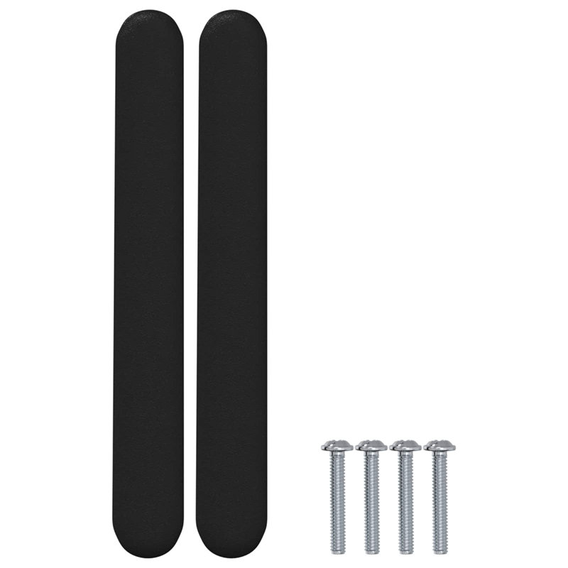 Vidaxl Cabinet Handle Wall-Mounted Black Iron Modern Accessory Home Hardware