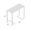Adams 96.52cm Glass Top Console Table-28675538