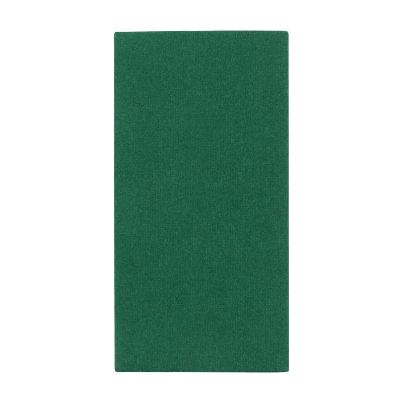 Serviettes essuie-mains jetables en tissu vert Ecoqualité, 120