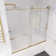 Raymore Series 60'' W x 62'' H Single Added Frameless Tub Door with Clear Glass