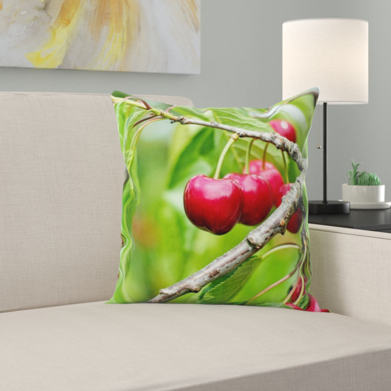 Coussin cerise