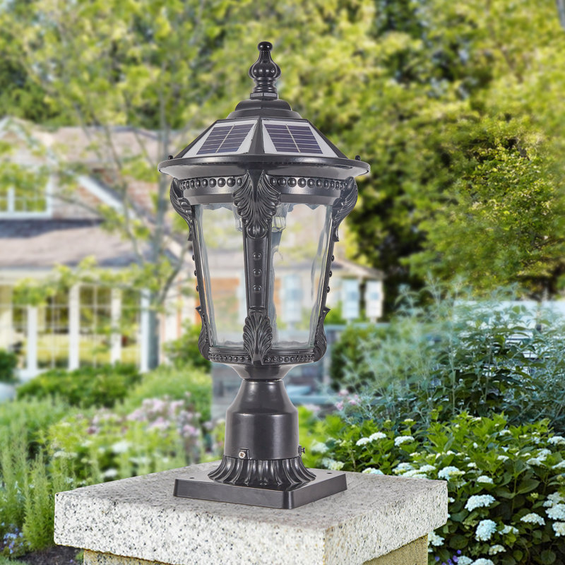 Lumières solaires rétro avec lumières DEL de patio à intensité variable