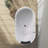 59" x 30" Freestanding Air Acrylic Bathtub with Light-90660010