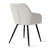 Modern Upholstered Dining Armchair with Channel Tufted Back-656215590
