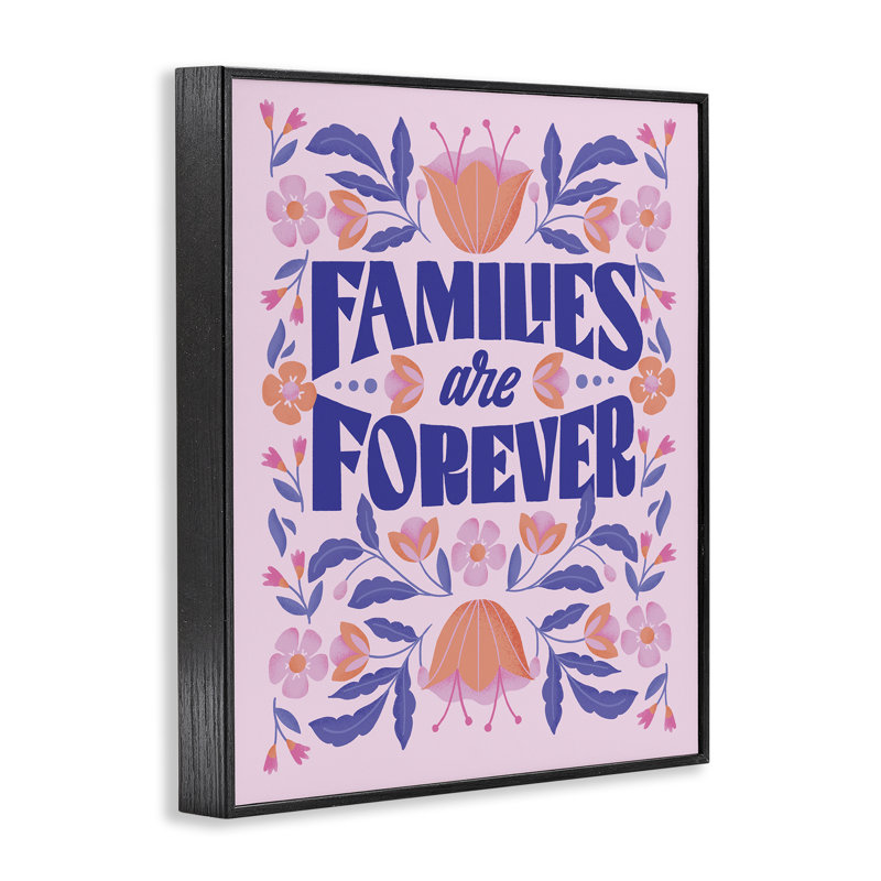 «Floral Familles Are Forever», estampe numérique, conception de Muffin Grayson, H 14 po x l 11 po