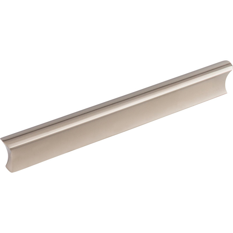 Glacier Finger pull, Polished Nickel, 6" Center to Center