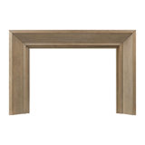 Modern Ember Everly Wood Fireplace Mantel Surround Kit in White | 56" x 42" Opening | 54"