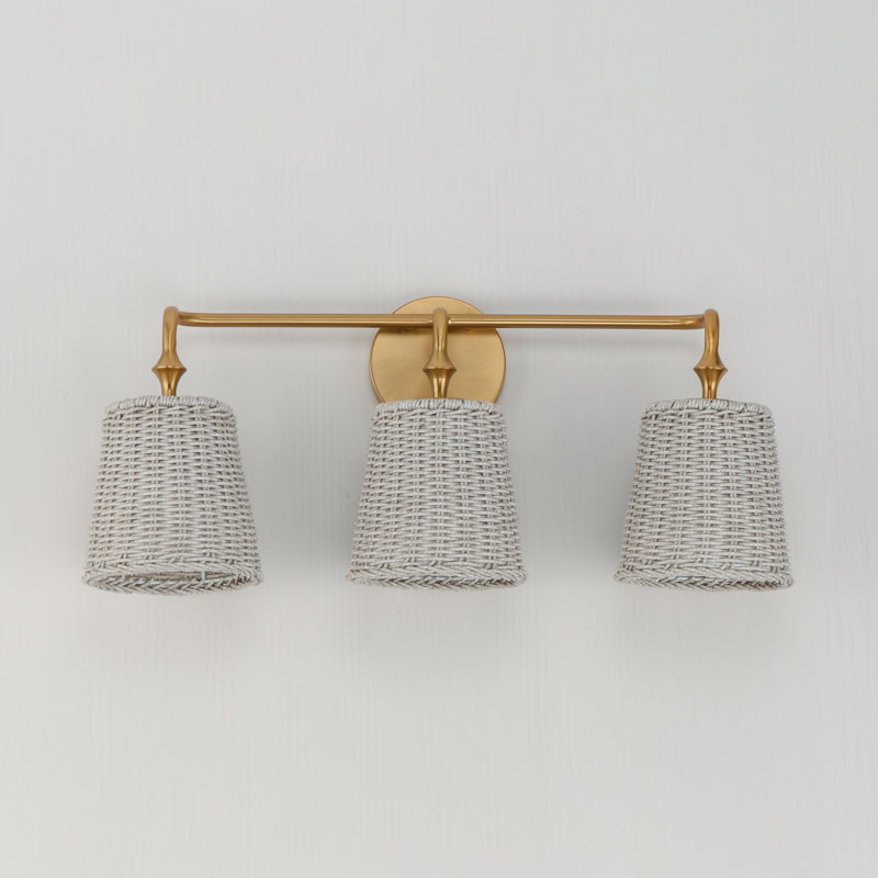 Baja-Bath Vanity, Natural Aged Brass