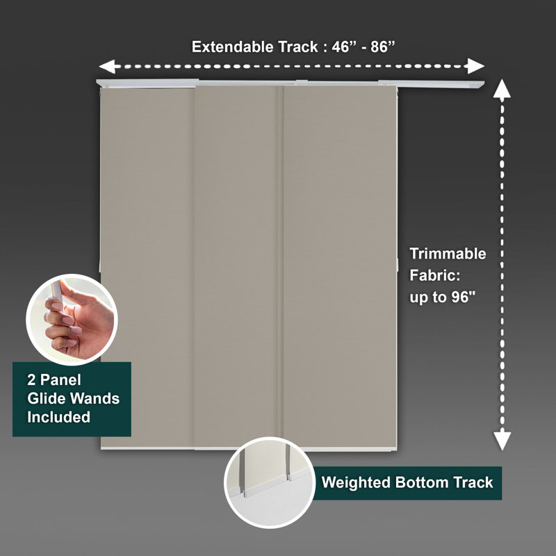 Blackout Vertical blind, Gray