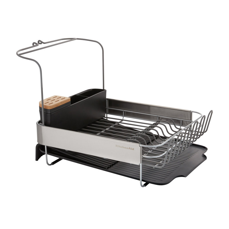 Égouttoir à vaisselle pleine grandeur KitchenAid®, H 14,25 po x l 15 po x P 17,63 po, Noir