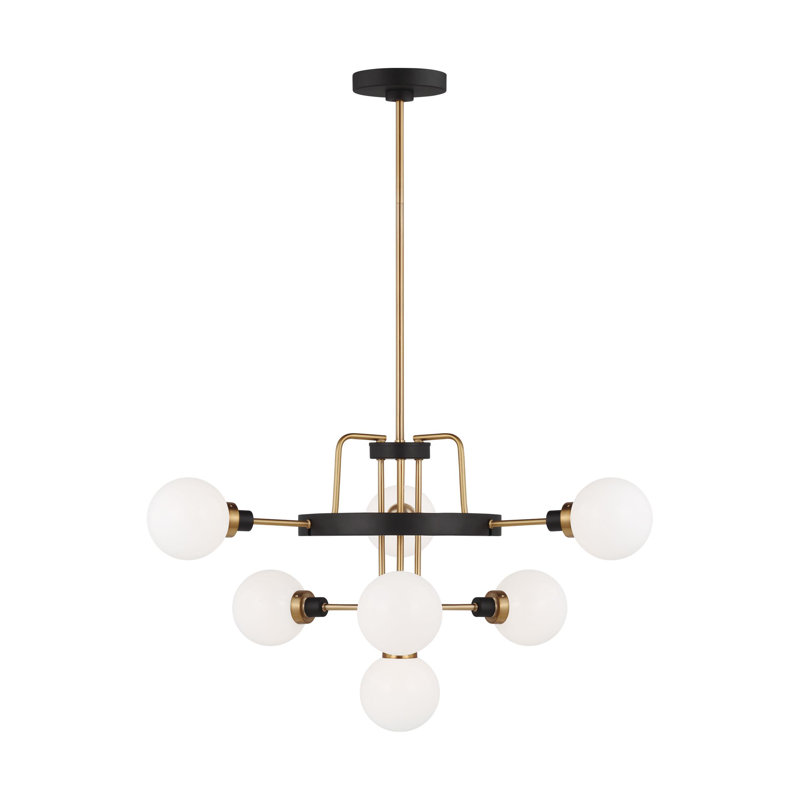 Lustre linéaire spoutnik moderne à 7 lumières Andrea