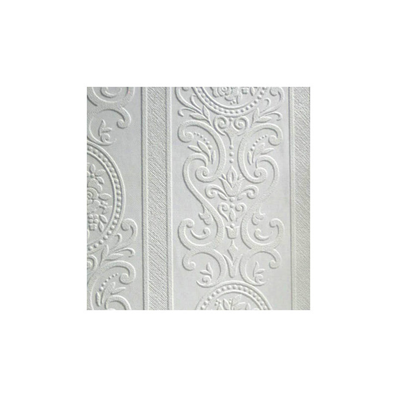 Louisa 10m L x 53cm W Damask 3D Embossed Roll Wallpaper