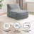 Studio Armless Indoor Bean Bag Lounger-118602357