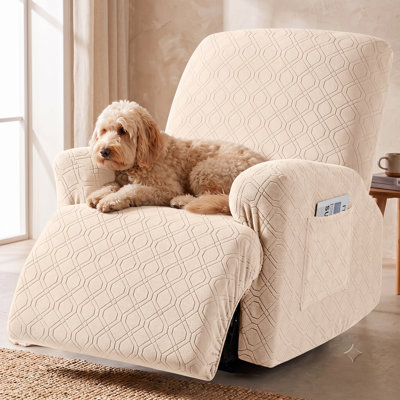 Housse pour canapé inclinable et extensible 3 pièces Wald