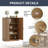 Nashaya Kitchen Pantry Storage Cabinet with Adjustable Shelves-1818383603-1832279473