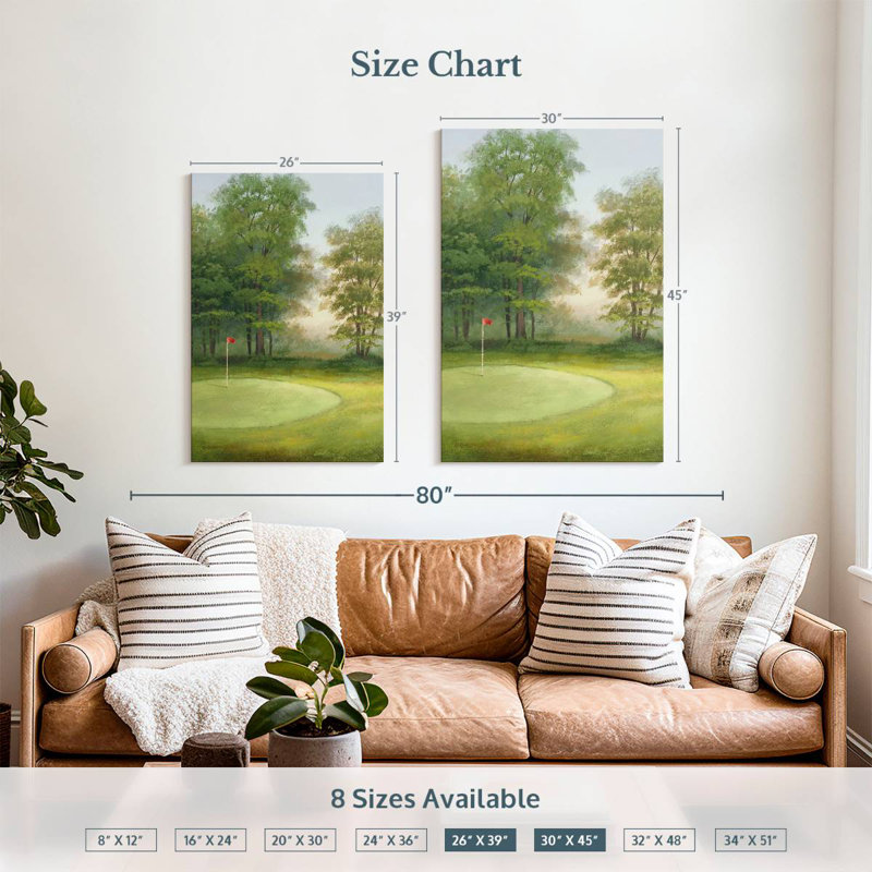 Senne Amacoy Green I, 39" H x 26" W