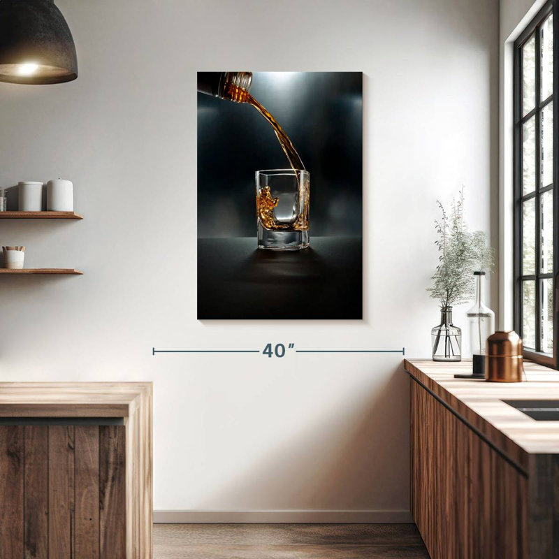 Yarlin Liquor Shot, 39" H x 26" W