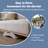 TRIXIE 4 Step Pet Stairs, Lightweight and Collapsible, Easy to Store, Non-Slip Treads, Ideal for Dogs and Cats, Gray